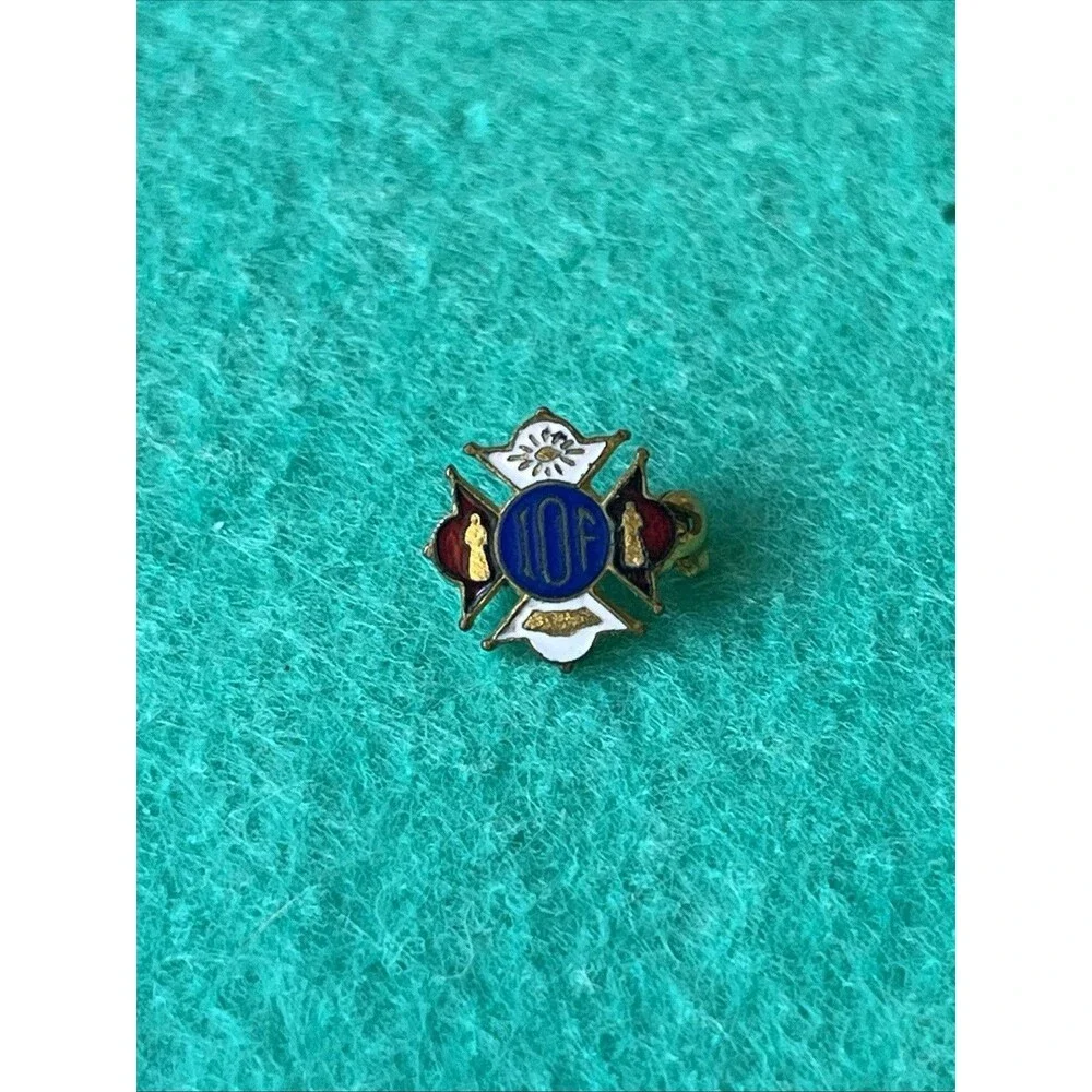 Vintage Enamel Pin Lot IOF Colorado Scout Fraternal Mile Hi Council 4pc